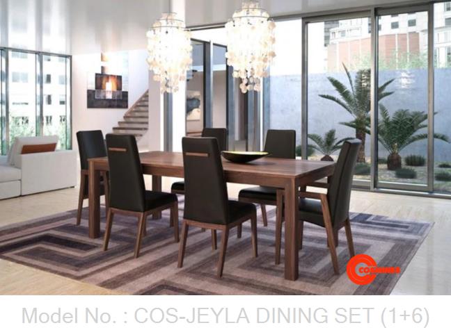 COS-JEYLA DINING SET (1+6)